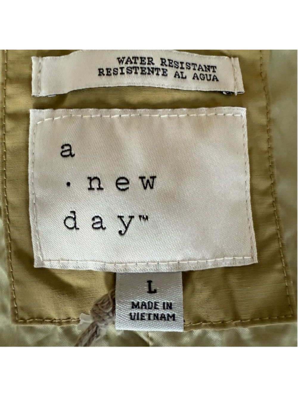 Women's a new day Jacket, L, Khaki - Picture 5 of 9